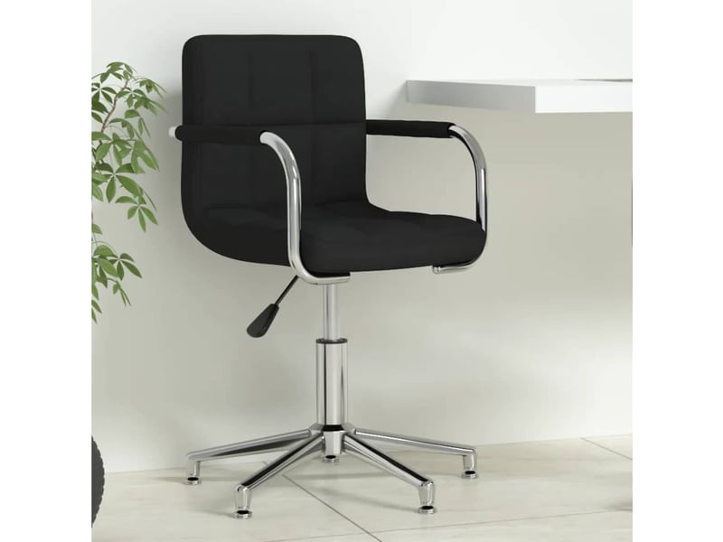  Chaise de bureau, chaise pivotante noir tissu cf27403  - Conforama B