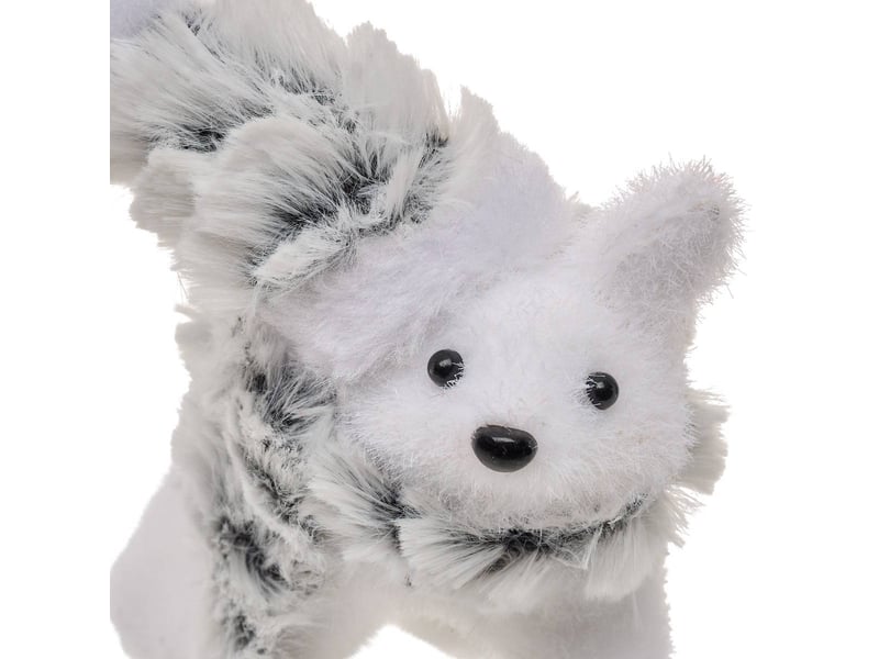  Petit ours ski 14x6x15cm blanc JOURDAIN - Conforama B