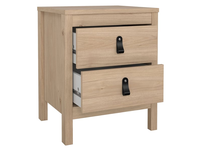  Commode fred, une étagère, 44x38x54h cm, chêne brun Fred - Conforama A
