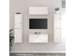 Meuble tv coloris blanc  <strong></strong>  <strong></strong>