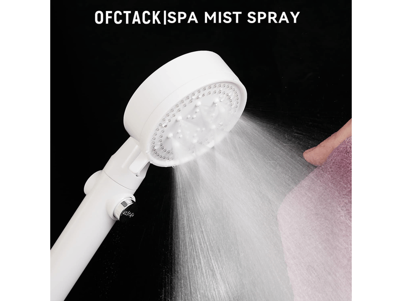  Pommeau de douche à haute pression économie d'eau, douchette douche salle de bain réglable à 5modes  - Conforama E