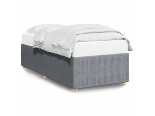 Lit simple 80x200 cm coloris gris