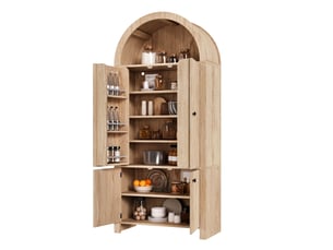Buffet 0 porte(s) 0 tiroir(s) evarich - 78 cm coloris naturel