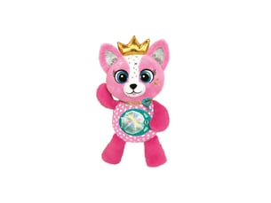 Chat peluche interactif emy rose avec messages secrets jusqu a 5