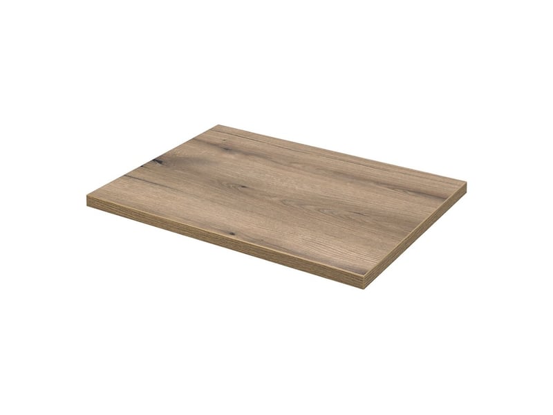  Plan pour vasque icon 60,4 cm en mdf aspect chêne  - Conforama A