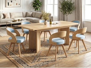 Ensemble table rectangulaire  6 chaise(s)  <strong>BGSRYAO</strong> <strong></strong> 