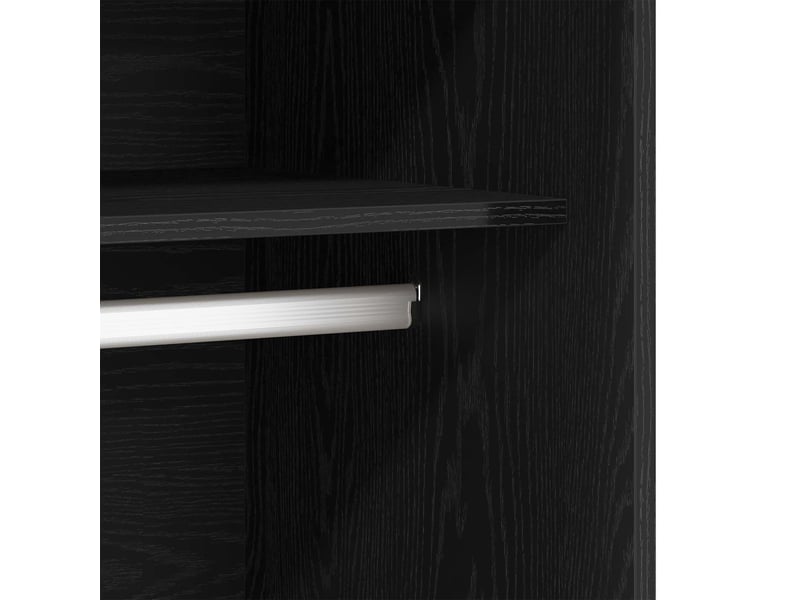  Armoire chambre, armoire de rangement chêne artisanal 80x50x200 cm bois d'ingénierie  - Conforama E