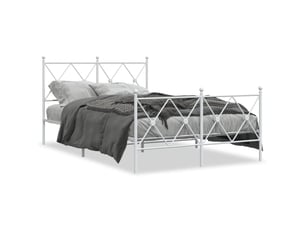 Lit 2 places 120x190cm    coloris blanc