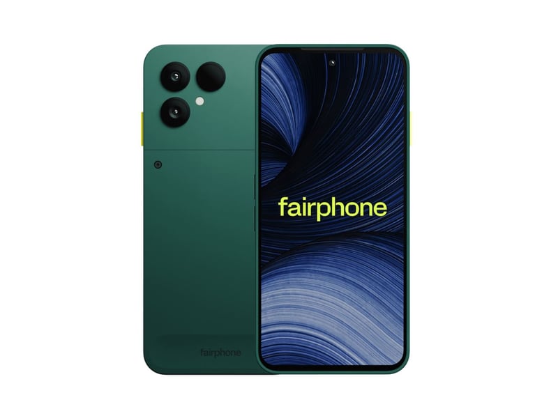  Smartphone 5g android 16 fairphone 6+ 6,31 p-oled ltpo 256 go vert forêt double sim 1-23480301 - Conforama A