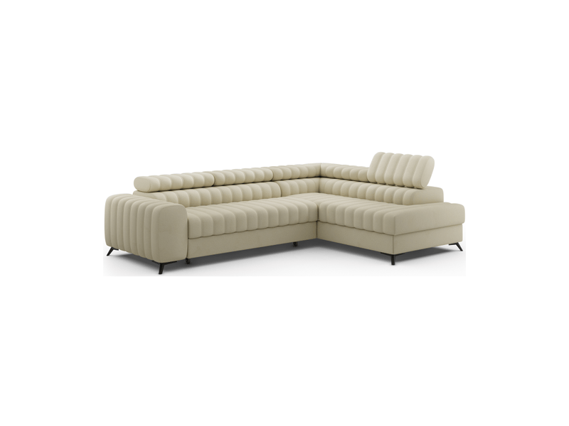  Canapé d'angle collection kanedojo coloris beige  - Conforama A