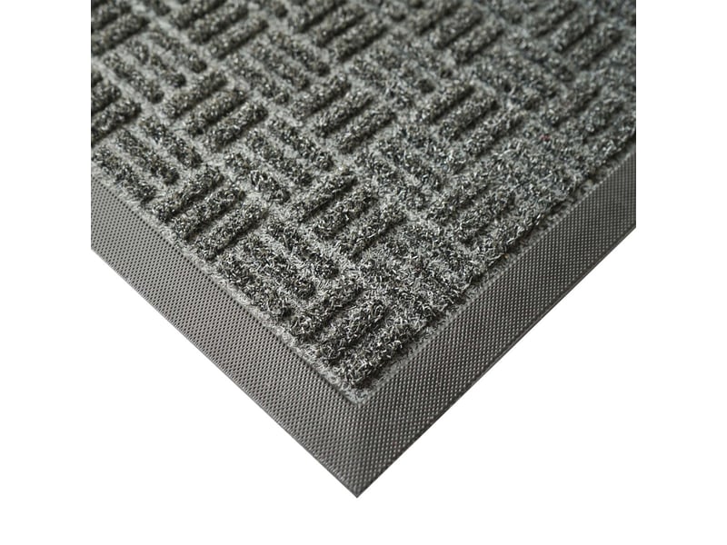  Tapis d'entrée grattoir jason 45x75cm noir  - Conforama B