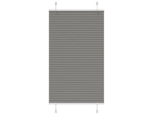 Store plissé, store de fenêtre anthracite 80x100 cm largeur du tissu 79,4 cm cf46711