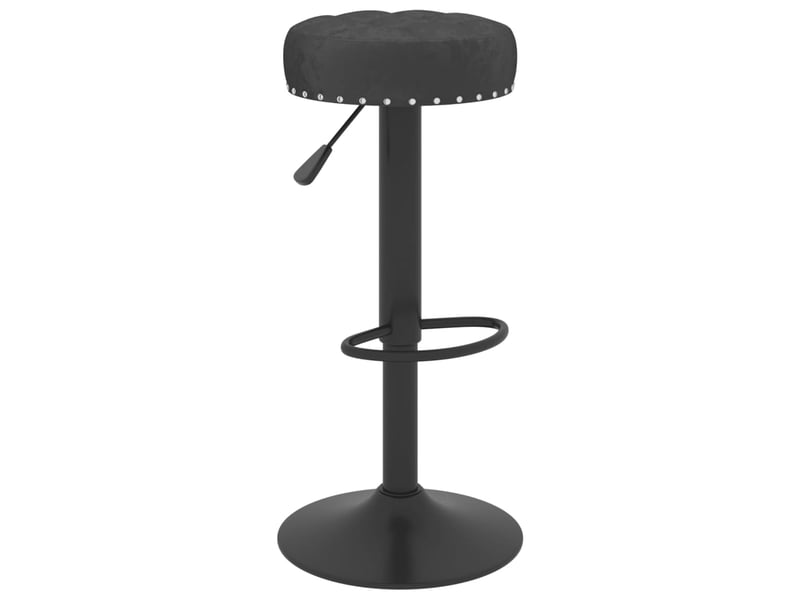  Lot de 2 tabouret de bar, chaise de bar noir velours shl65697  - Conforama C