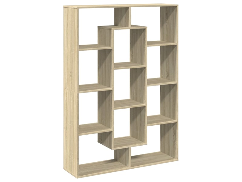  Bibliothèque, meuble de rangement salon chêne sonoma 102x29x143 cm bois d'ingénierie  - Conforama A