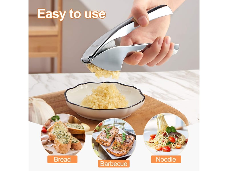  Presse-ail professionnel, pratique, solide, facile à nettoyer pour la cuisine  - Conforama E