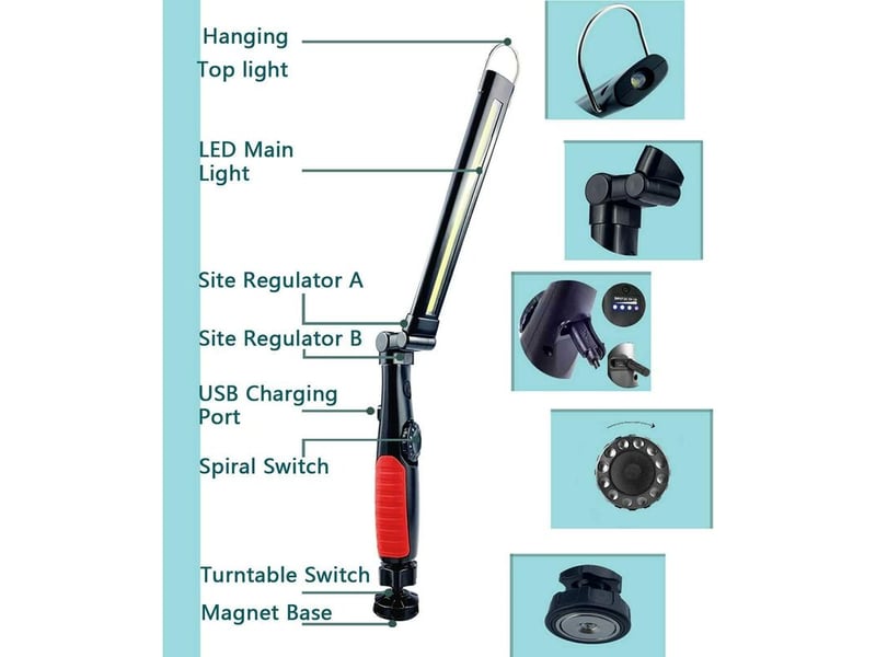  Lampe de travail cob  - Conforama B