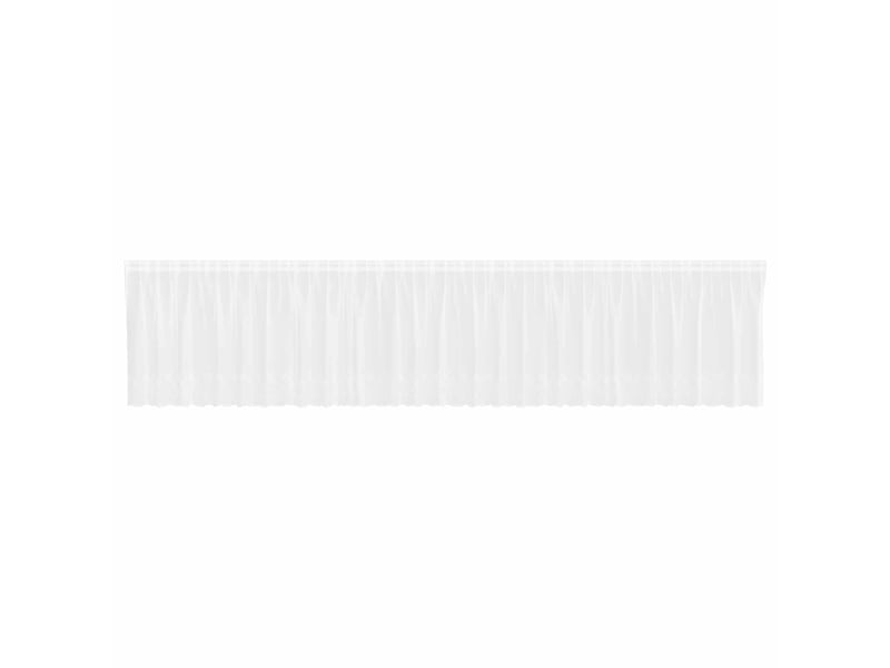 Rideau en dentelle, rideau ajouré, voilage blanc 160 x 750 cm polyester cf43687  - Conforama A