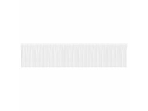 Rideau en dentelle, rideau ajouré, voilage blanc 160 x 750 cm polyester cf43687