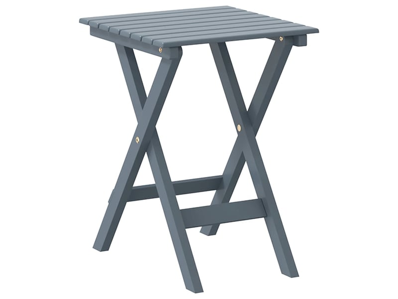  Lot de 2 fauteuils à bascule avec petite table pliable en bois de peuplier gris dec029128  - Conforama C