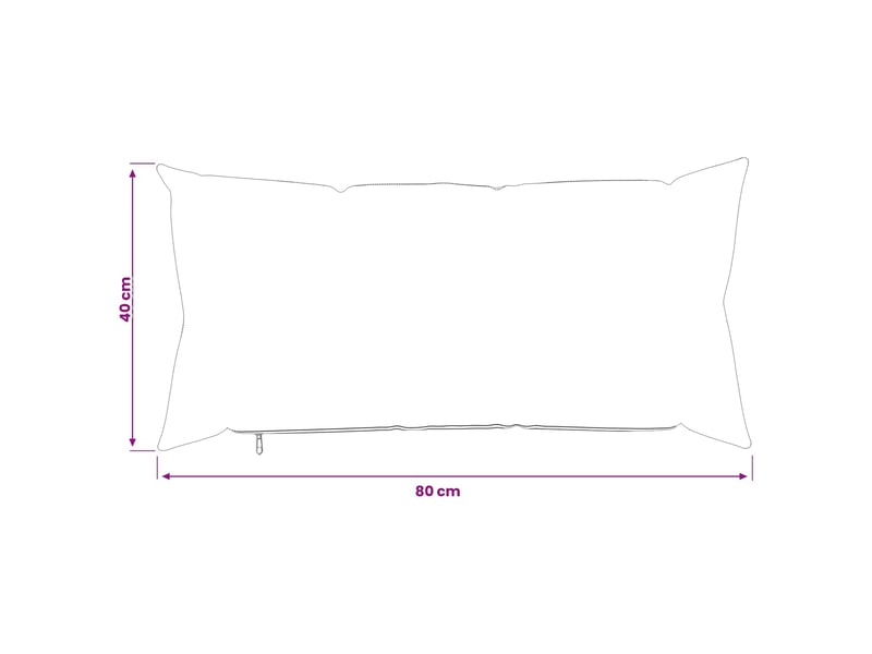  Lot de 6 housses de coussin heerlen gris foncé 40 x 80 cm tissu cf49636  - Conforama E