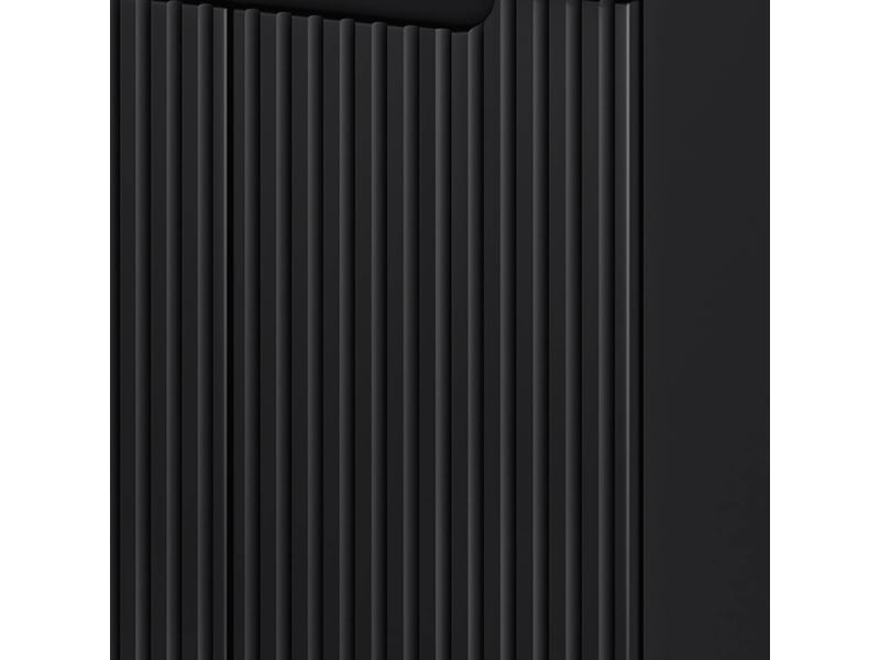  Meuble sous lavabo salle de bain rangement design avec 2 portes 60 x 60 x 40 cm noir effet chêne 03_0010016  - Conforama D