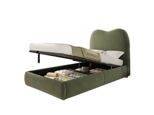 Lit coffre 90x200 cm    coloris vert