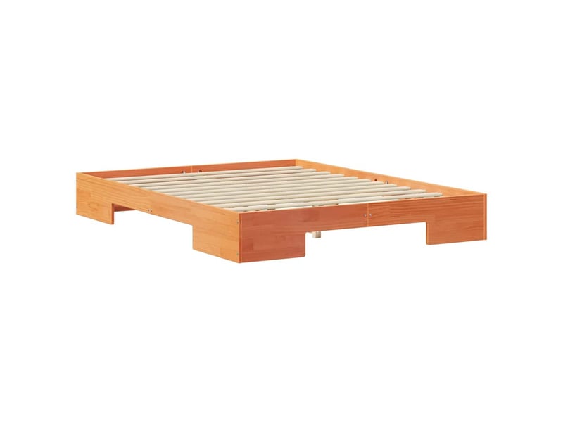  Lit double- lit adulte -  cadre de lit marron 150 x 200 cm  - Conforama C