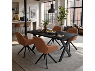 Ensemble table rectangulaire 4 chaise(s) <strong>GOEURVANT</strong> <strong></strong>