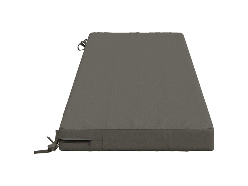 Coussin de banc, coussin d'assise, coussin de canapé soest 100 % polyester gris 150 x 50 x 8 cm cf53282 - Conforama D