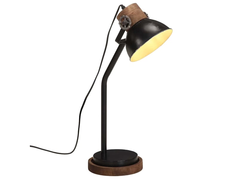  Lampe de bureau 25 w noir 18x18x60 cm e27  - Conforama B