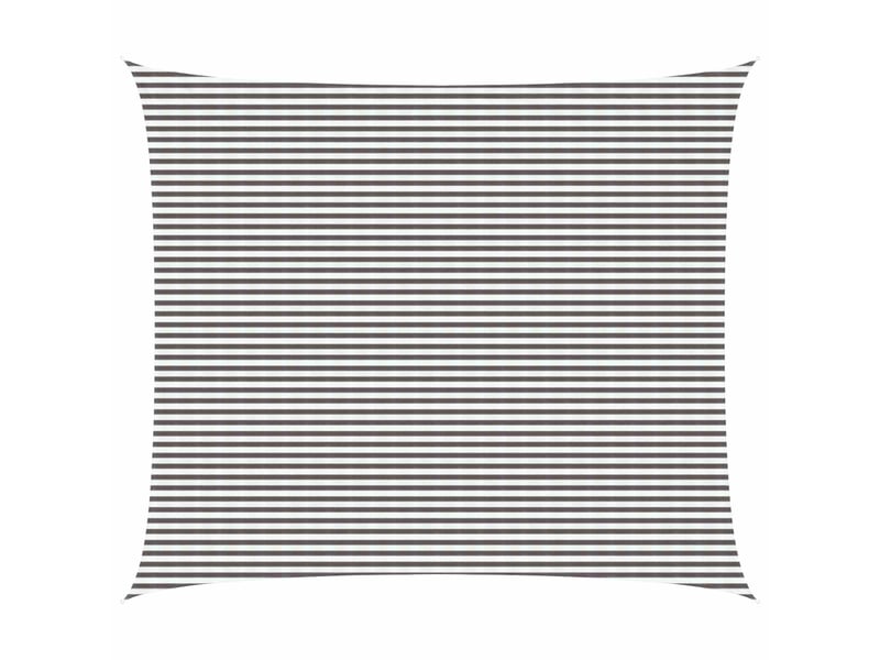  Voile d'ombre - voile d'ombrage - voile parasol 6 x 7 m hdpe rectangulaire gris clair et blanc  - Conforama B