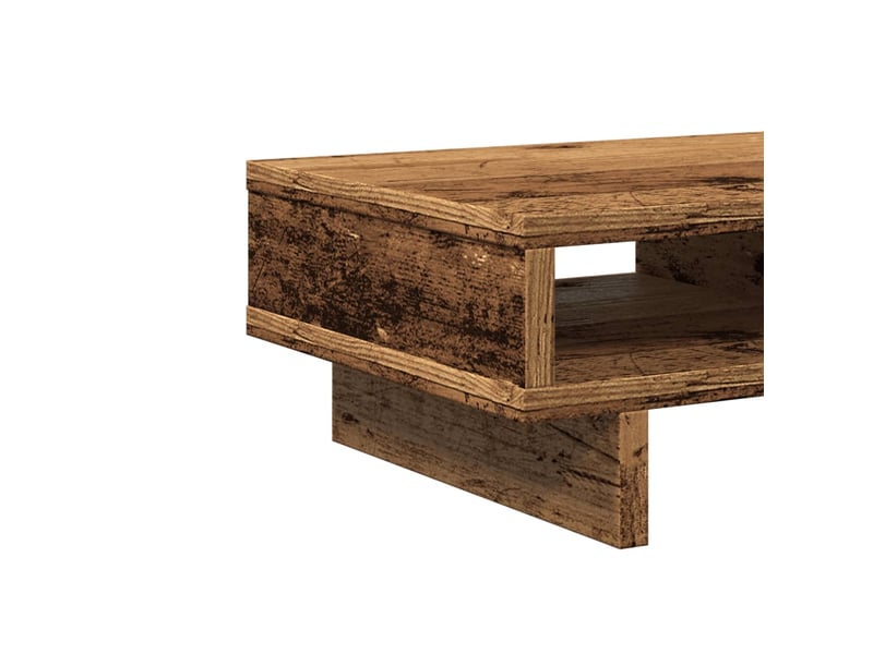 Support de moniteur table meuble bureau vieux bois 50 x 27 x 15 cm bois d'ingénierie marron 02_0045010  - Conforama E