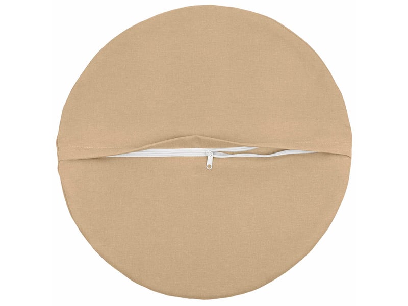  Lot de 6 coussins avec oreiller, coussins décoratifs heerlen crème tissu cf50689  - Conforama C