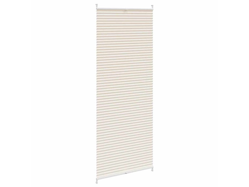 Store plissé, store de fenêtre 90x200 cm crème cf46675 - Conforama C