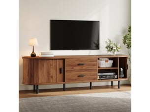 Meuble tv coloris marron 150 cm OKMYHOME