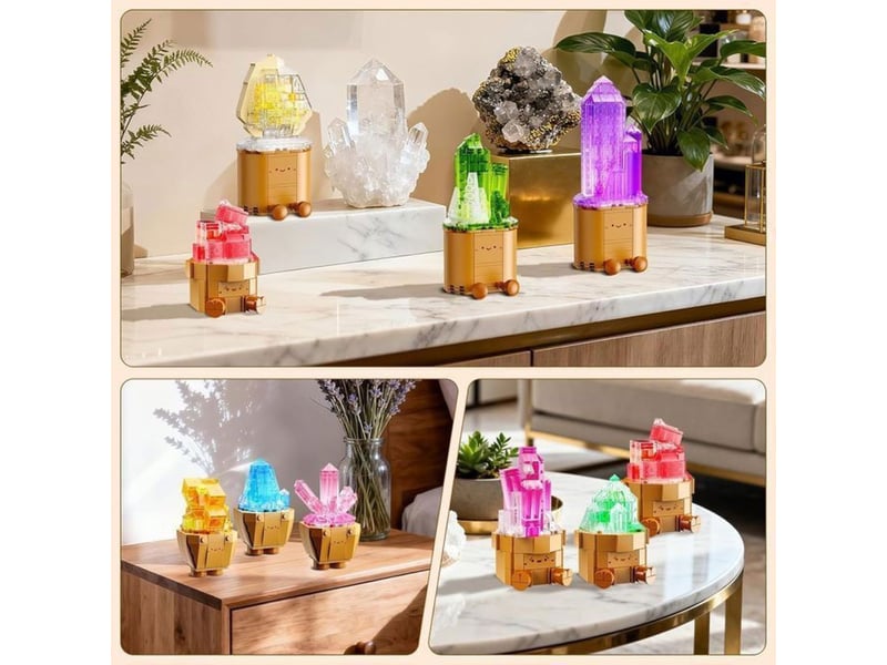  Kit construction led cubimana botanique crystal garden 1170 pieces 151498_AABPQ22811_6_DROPFR - Conforama B