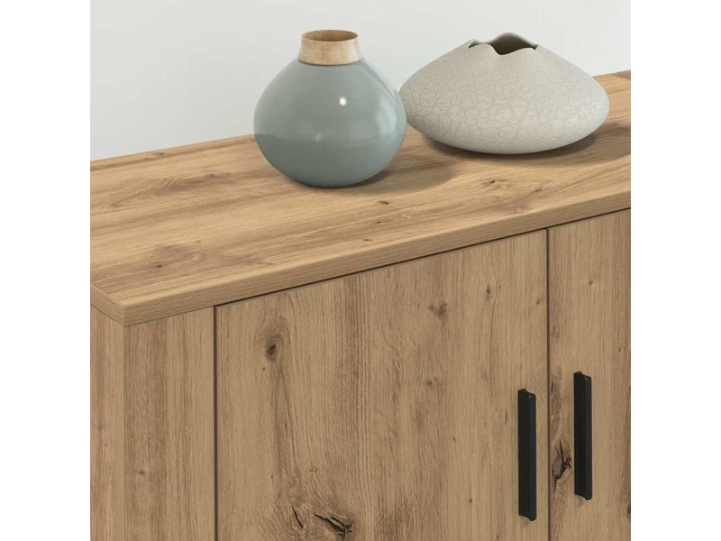  Ensemble de meuble tv - banc tv - meuble de rangement mural 3 pcs chêne artisanal  - Conforama D