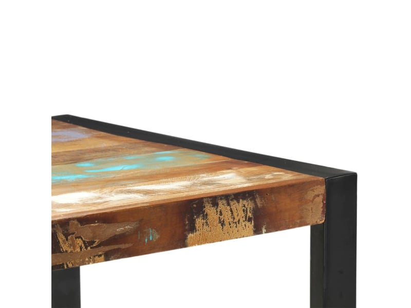  Vidaxl table de bar 110x60x110 cm bois massif de récupération  - Conforama E