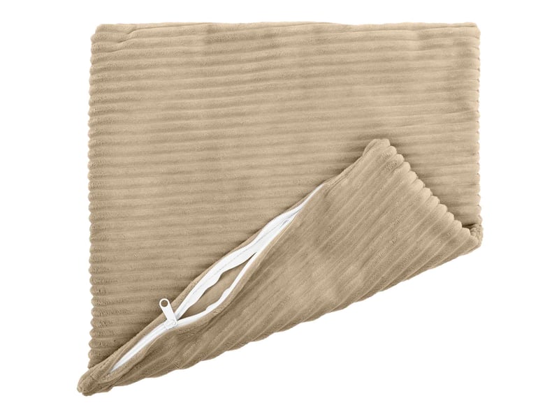  Lot de 12 housses de coussin heerlen taupe 50 x 50 cm cf49036  - Conforama C