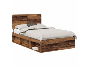 Lit 2 places 120x190cm    coloris marron