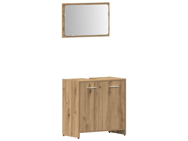 Ensemble de meubles salle de bain 4 pcs bois d'ingénierie cf63963 - Conforama D