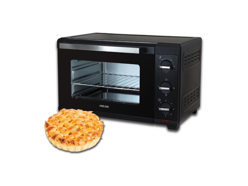  Mini four electrique 19l 1280w noir argent 4 modes de cuisson 5083770 - Conforama D