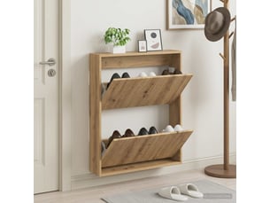 Meuble à chaussures 3 paire(s)  <strong></strong>  <strong></strong> coloris bois clair
