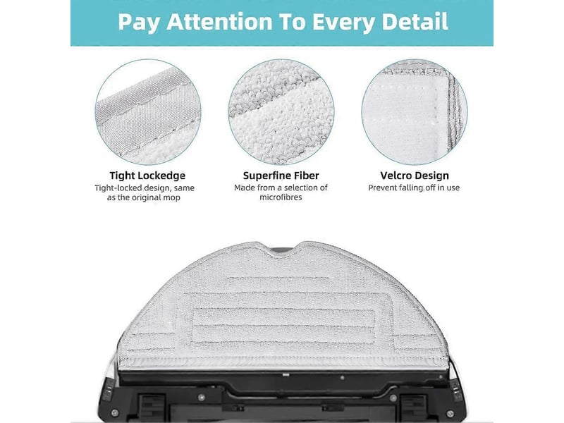  For s8, s8 plus, s7 maxv ultra, s7 pro ultra, s7 max ultra replacement part accessories mop pad hepa filter  - Conforama E