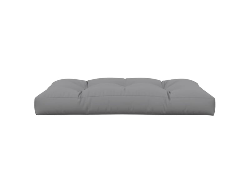  Coussin de palette, coussin de chaise, coussin de canapé gris 120x80x12 cm tissu cf55346  - Conforama D