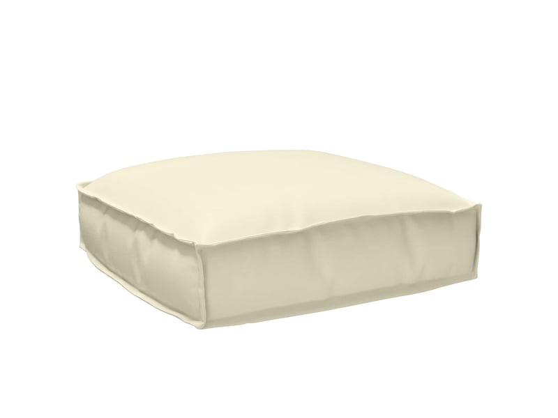 Coussin d'assise, coussin pour chaisecanapé tissu oxford crème 50 x 50 x 12 cm cf56657 - Conforama B