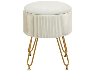 Pouf / repose pied BLOSSOM 838-462V00CW blanc