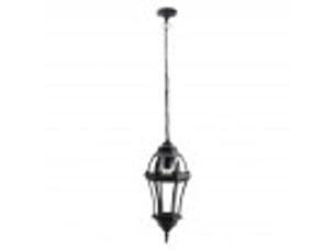 Suspension extérieure fabrilamp becrux e27 ip44 hauteur réglable noir