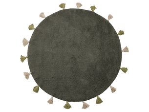 Tapis enfant kodinhi vert foncé ø 120 cm coton