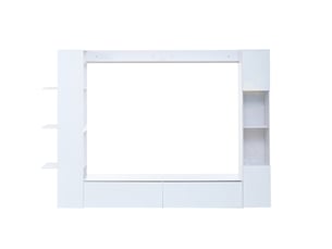 Meuble tv coloris blanc 245 cm <strong>BIQZUYA</strong>  <strong></strong>